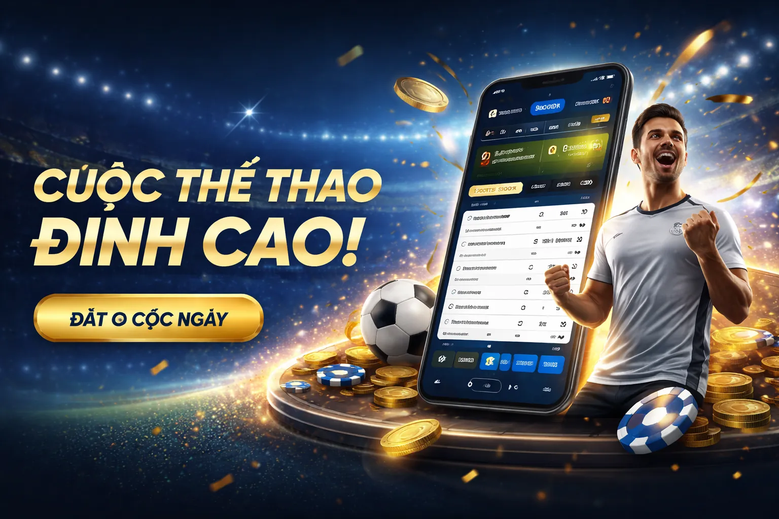 Sân vận động với không khí cá cược thể thao sôi động tại 789k nhà cái